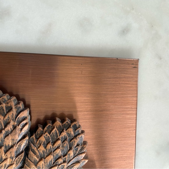 Coppercraft Guild MCM retro vintage copper wall art trees - Picture 7 of 14